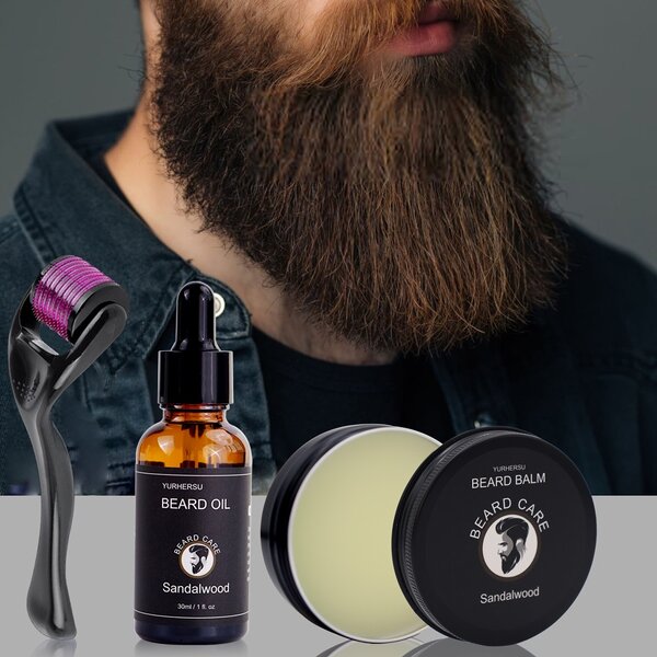 Beard Grooming Set - Manufacturer - Roller Growth Oil Mustache Care Tool Kit