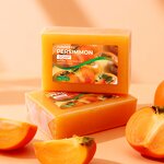 Persimmon Soap Bar - Manufacturer - Wholesale Persimmon Extract Coconut Olive Oil OEM/ODM