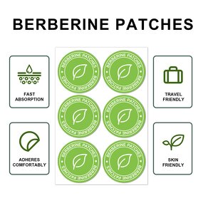 Berberine Patch - Manufacturer - Comprehensive Wellness Pomegranate Cinnamon B-Vitamins
