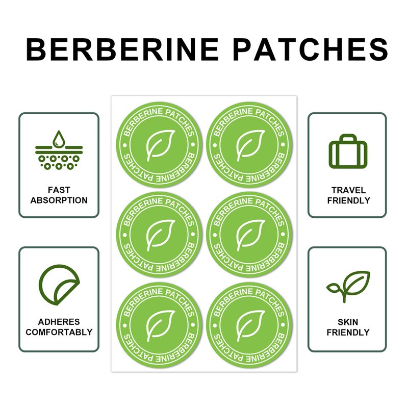 Berberine Patch - Manufacturer - Comprehensive Wellness Pomegranate Cinnamon B-Vitamins