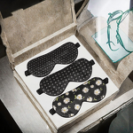 Silk Sleep Eye Mask - Manufacturer - Printed Adjustable Strap Zero Eye Pressure