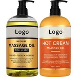 Massage Oil Gel - Manufacturer - Wholesale Private Label Essential Oil Hot Cream Cellulite