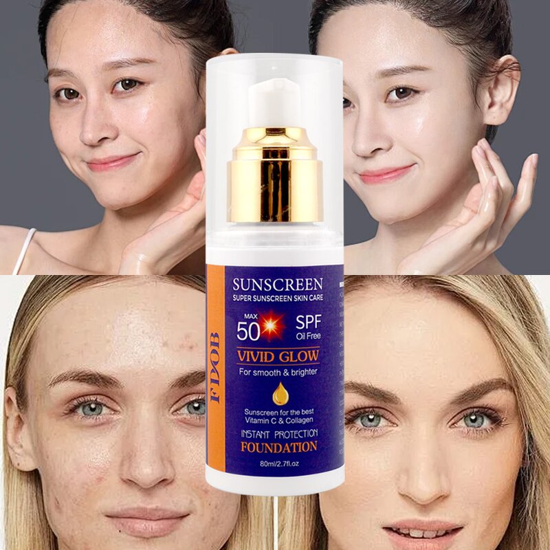 Sunscreen Cream - Manufacturer - Private Label Vegan SPF50 Whitening Oily Sensitive Skin