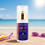 Sunscreen Cream - Manufacturer - SPF50 Vegan Mineral VC Collagen Oily Skin Brightening