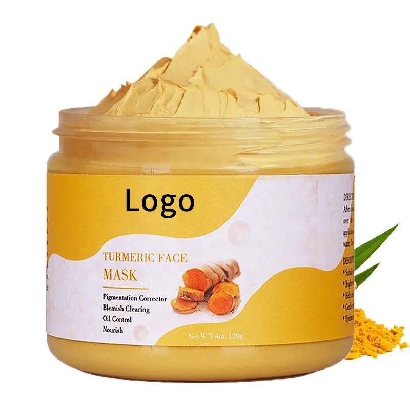 Turmeric Clay Mask - Manufacturer - Brighten Blackhead Removal Anti Acne Organic Cleansing