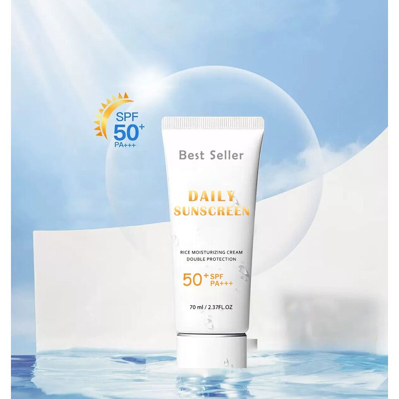 Rice Sunscreen - Manufacturer - Customized SPF50+ PA+++ UV Protection 70ml Nourishing