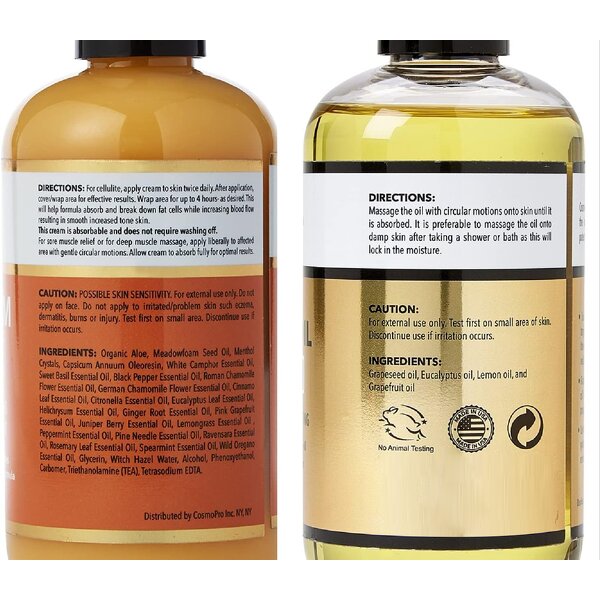 Massage Oil Gel - Manufacturer - Wholesale Private Label Essential Oil Hot Cream Cellulite