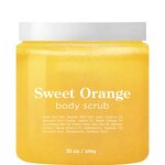 Orange Body Scrub - Manufacturer - Private Label Vegan Sea Salt Fruit Brightening Exfoliating Cleansing
