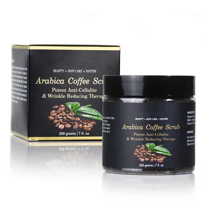 Coffee Body Scrub - Manufacturer - Luxury Dead Sea Salt Mild Deep Cleanse Whitening Brightening