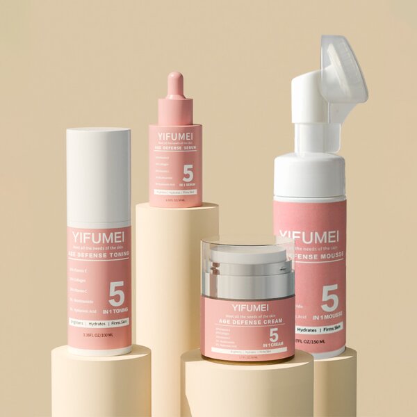 5 in 1 Face Care Set - Manufacturer - Hot Selling Hyaluronic Acid Vitamin C Anti Aging Brightening