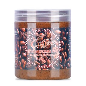 Coffee Body Scrub - Manufacturer - Natural Dead Sea Salt Exfoliating Brightening Moisturizing