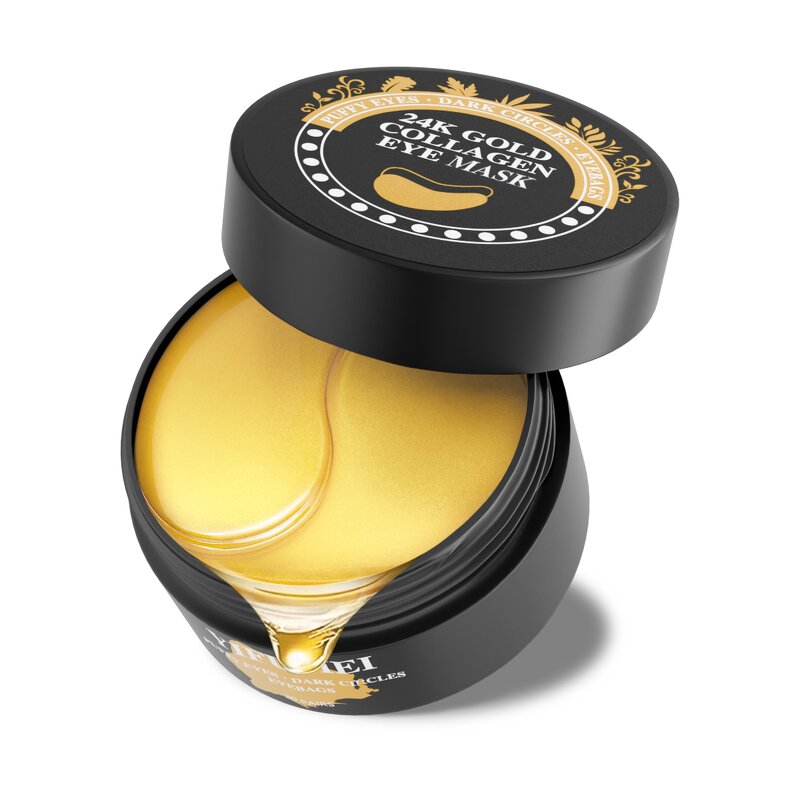24K Gold Eye Mask Patch - Manufacturer - Crystal Collagen Firming Dark Circles Puffiness Treatment