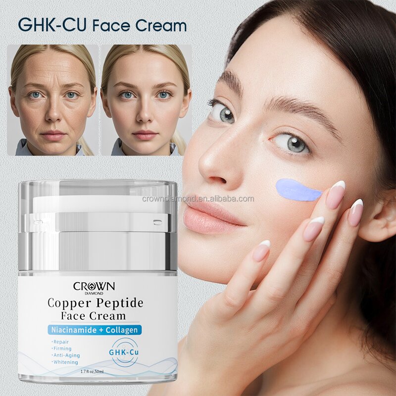 Collagen Face Cream - Manufacturer - Private Label Firming Whitening Anti-Aging GHK-Cu Peptide