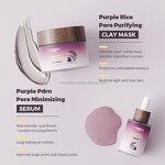 Purple Rice Facial Kit - Manufacturer - Hot Selling 4Pcs Niacinamide Anti Acne Dark Spot Remove
