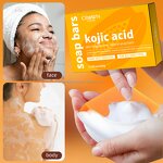Turmeric Kojic Acid Soap - Manufacturer - OEM Customized Vitamin C Ginger Skin Whitening Glow
