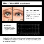 Black Pearl Eye Gel Pad - Manufacturer - Tightening Fine Lines Reduce Dark Circles Anti Puffy Hydrating