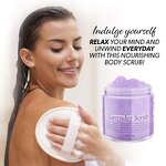 Lavender Body Scrub - Manufacturer - Private Label Deep Cleansing Exfoliating Soothing Lightening