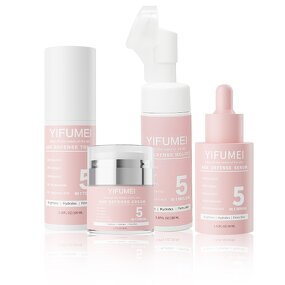 Vitamin C Skin Care Set - Manufacturer - Private Label 5 in 1 Anti Aging Firming Rejuvenating