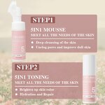 Vitamin C Skin Care Set - Manufacturer - Private Label 5 in 1 Anti Aging Firming Rejuvenating