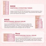 Facial Skin Care Set - Manufacturer - Private Label Niacinamide Retinol Rose Toner Brightening