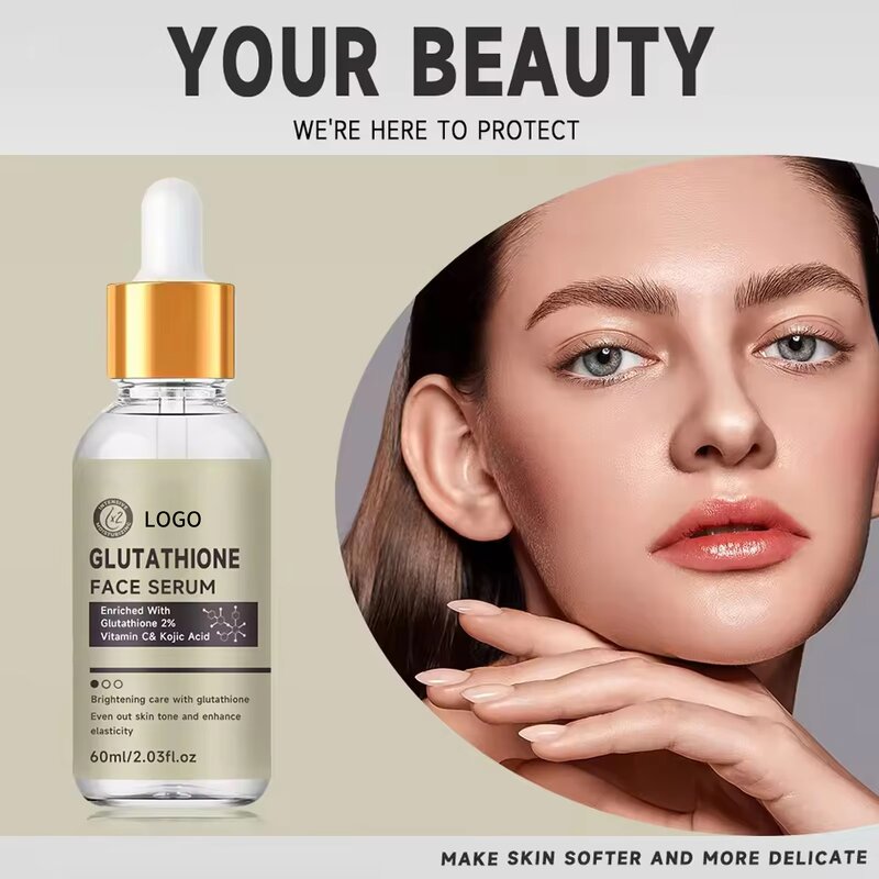 Glutathione Facial Serum - Manufacturer - Private Label Moisturizing Nourish Brighten Skin Tone