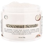 Coconut Body Scrub - Manufacturer - Organic Whitening Sea Salt Exfoliating Deep Cleansing Butter