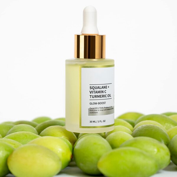 Vitamin C Face Oil - Manufacturer - Private Label Turmeric Squalane Lightening Anti-Aging Glow