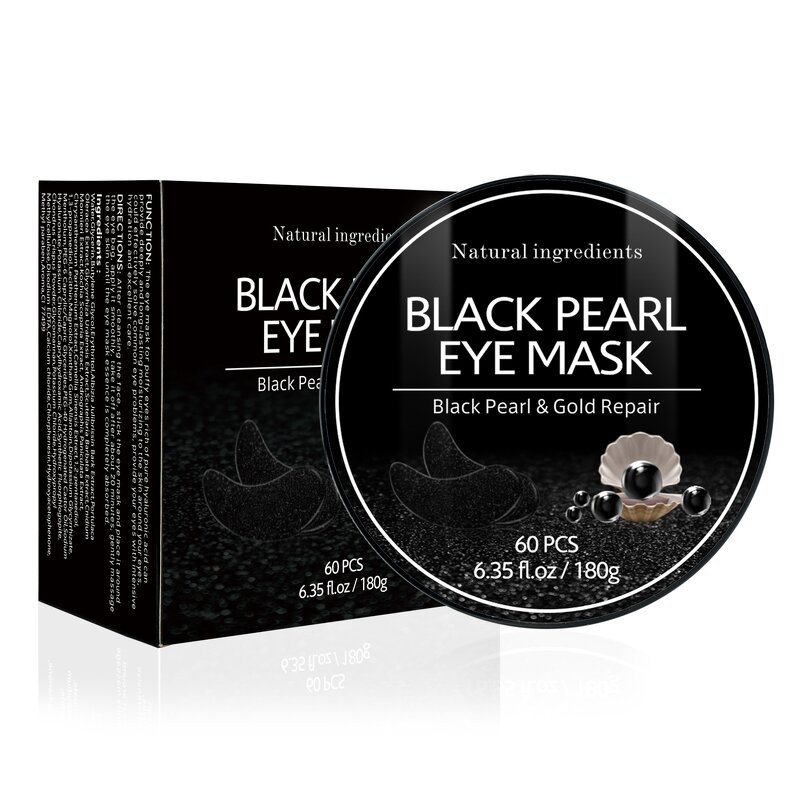 Black Pearl Eye Gel Pad - Manufacturer - Tightening Fine Lines Reduce Dark Circles Anti Puffy Hydrating