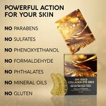 24K Gold Eye Gel Patch - Manufacturer - Eye Bag Removal Anti Puffy Wrinkle Collagen Moisture