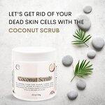 Coconut Body Scrub - Manufacturer - Organic Whitening Sea Salt Exfoliating Deep Cleansing Butter