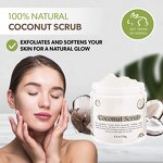 Coconut Body Scrub - Manufacturer - Organic Whitening Sea Salt Exfoliating Deep Cleansing Butter