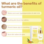 Turmeric Face Oil - Manufacturer - Private Label Anti Acne Lightening Dark Spot Corrector Brightening
