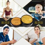 24K Gold Eye Masks - Manufacturer - Collagen Anti-Aging Puffiness Dark Circles Wrinkle Remover