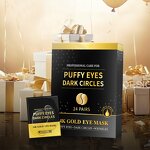24K Gold Eye Masks - Manufacturer - Fine Lines Removal Dark Circles Under Eye Patches Anti Aging