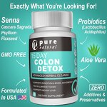Gut Health Capsules - Manufacturer - 15 Day Cleanse Detox Slimming Senna Leaf Weight Loss