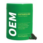 Women's Metabolism Capsules - Manufacturer - 60 Vegan Green Tea Chromium Black Cumin B12