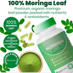 Moringa Capsules - Manufacturer - OEM Natural Plant Protein Immunity Antioxidant Vegan