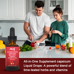 Cayenne Pepper Drops - Manufacturer - OEM 60ml Hawthorn D3 K2 Beet Root Turmeric Curcumin