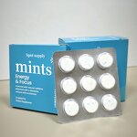 Caffeine Tablets - Manufacturer - OEM 54Pcs Sugar Free L-theanine B12 B6 Peppermint