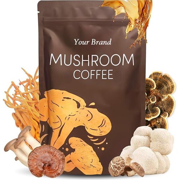 Mushroom Coffee Powder - Manufacturer - TK Hot Sales Reishi Lion's Mane Instant Extract