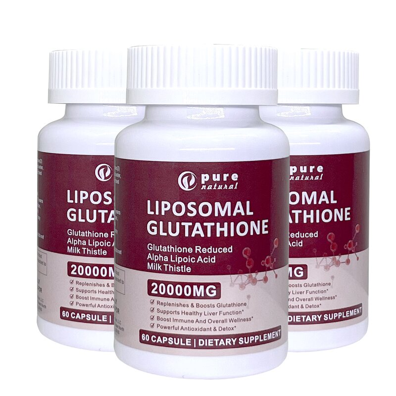 Glutathione Pills - Manufacturer - GMP Private Brand Liposome Skin Whitening Antioxidant