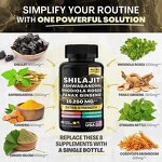 Rhodiola Shilajit Capsules - Manufacturer - Wholesale Ashwagandha Ginseng Energy 60ct