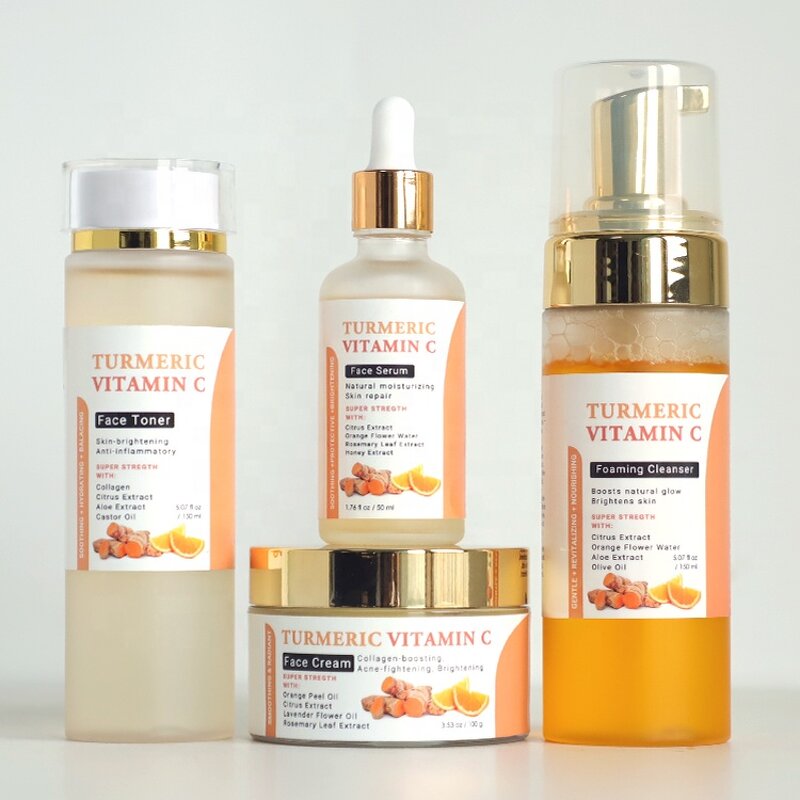 Skin Care Set Manufacturer - Private Label Whitening with Turmeric & Vitamin C