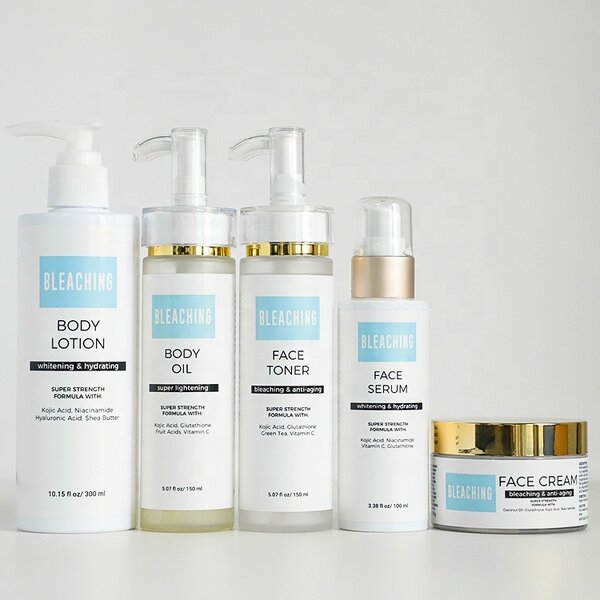 Whitening Set Manufacturer - Fast Bleaching with Serum, Body Oil & Niacinamide