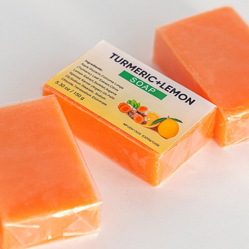 Soap Manufacturer - Private Label Lemon with Kojic Acid & Turmeric Vitamin C