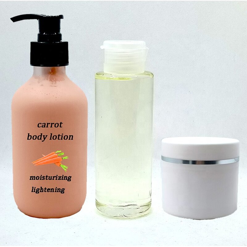Skincare Set Manufacturer - Carrot Moisturizer with Lotion, Cream & Oil