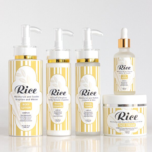 Skin Care Set Manufacturer - Natural Anti-Wrinkle Rice Private Label Vegan OEM/ODM
