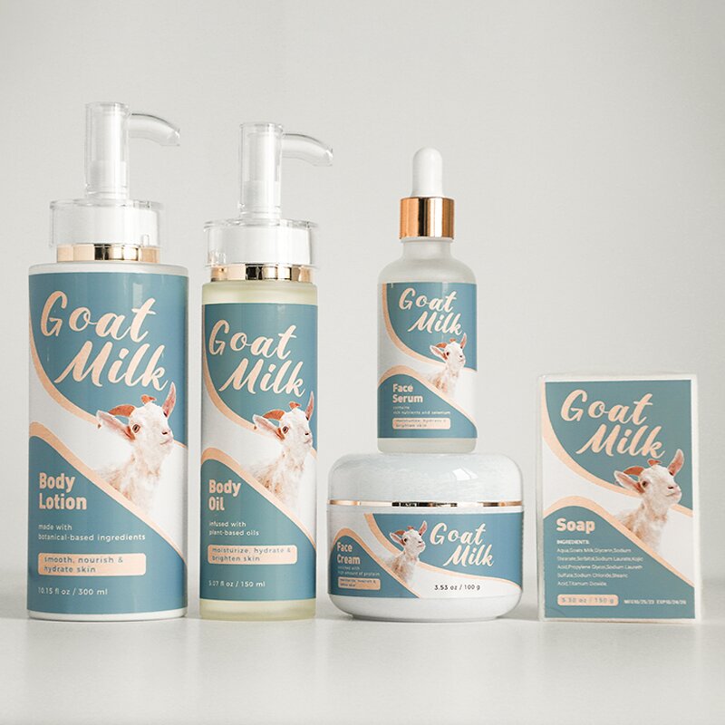 Skin Care Set Manufacturer - Private Label Anti Aging Glowing with Goat Milk