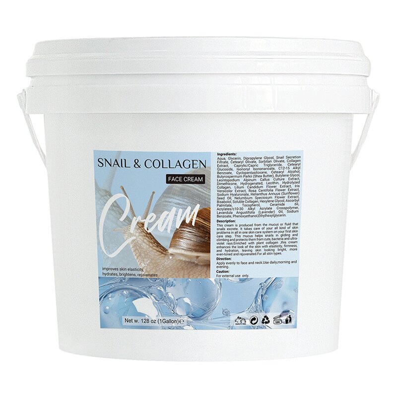 Snail Face Cream Manufacturer - Gallon Size Moisturizing & Nourishing Anti Aging