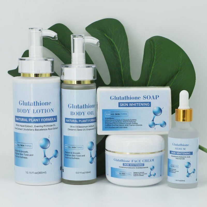 Whitening Set Manufacturer - Fast Bleaching with Gluta Soap, Oil, Lotion & Cream
